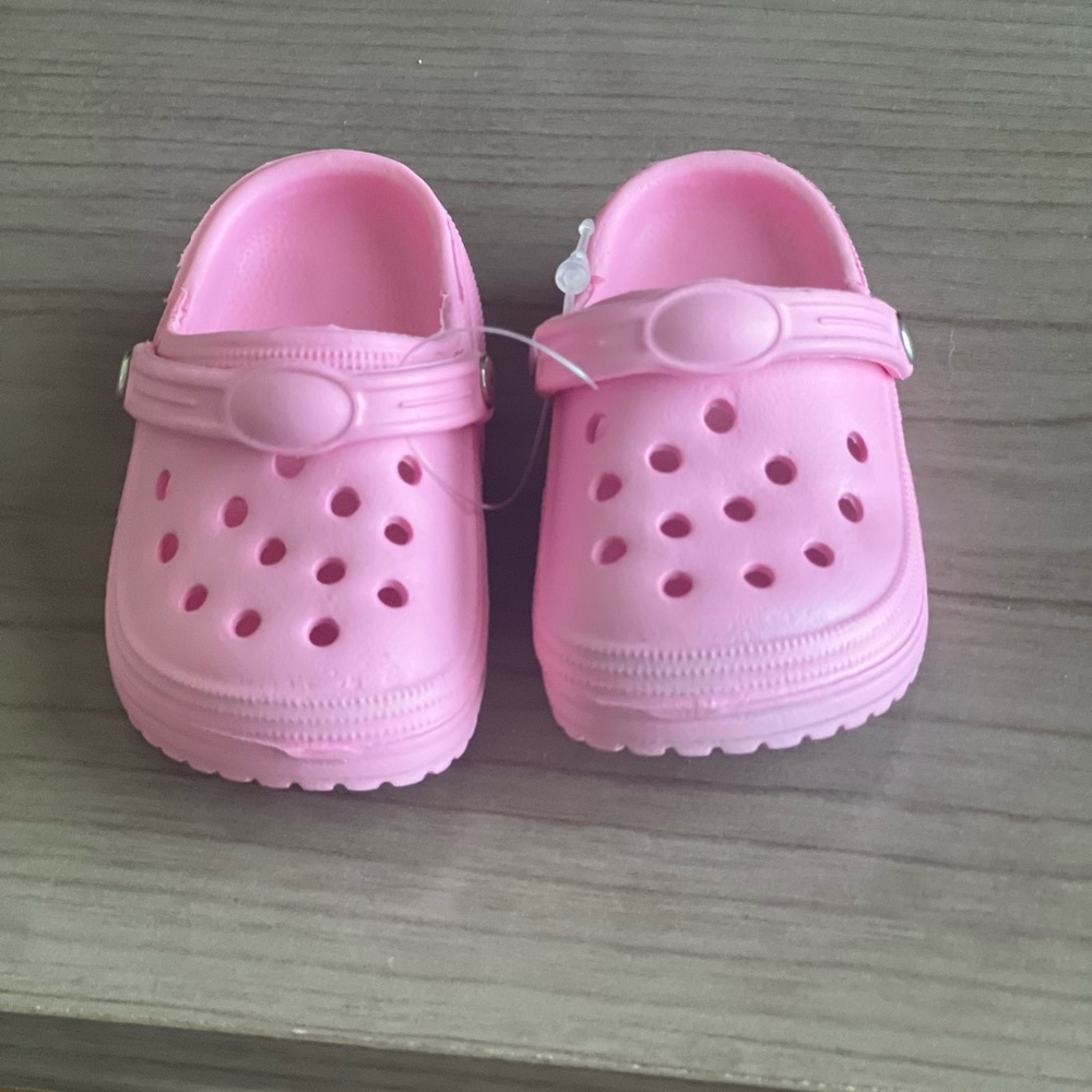 Pink Dog Crocs